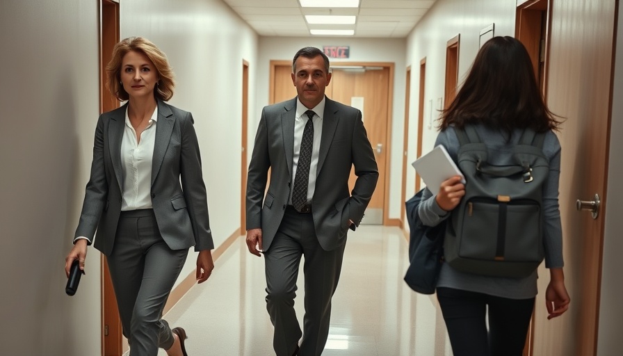San Francisco local news: Professionals walking in office hallway