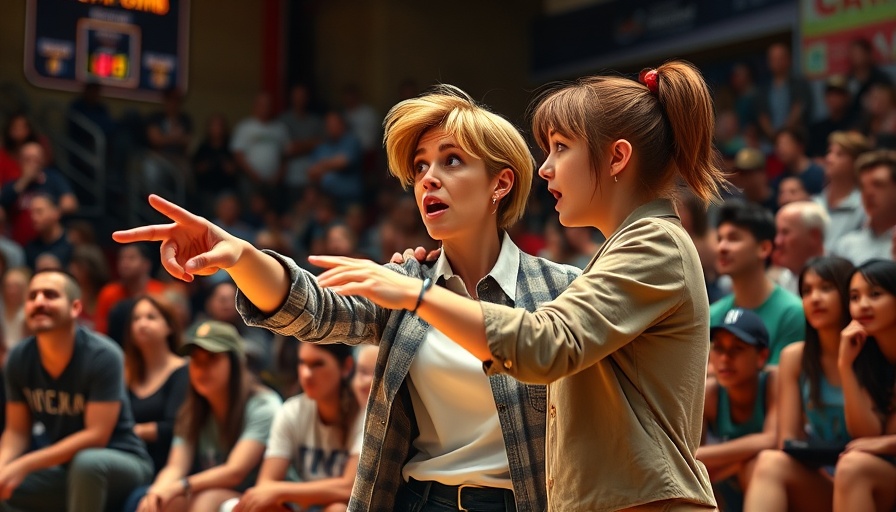 Golden State Valkyries coach animatedly instructs during game