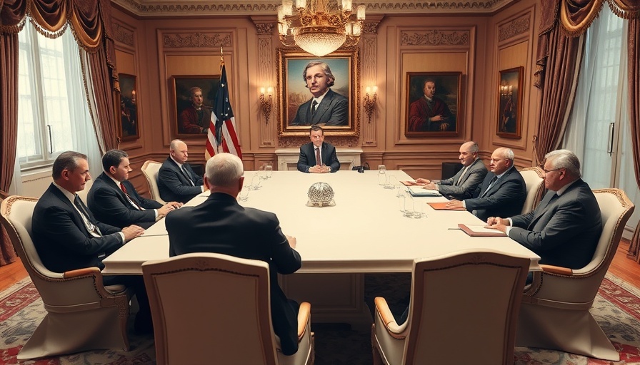 Israel Iran cease-fire news meeting in luxurious conference room.