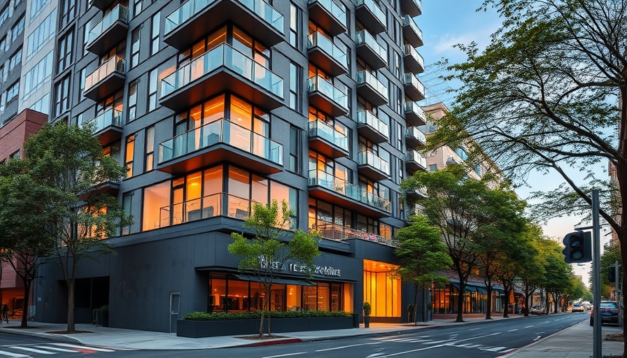 Modern San Francisco housing development on a sunny day.