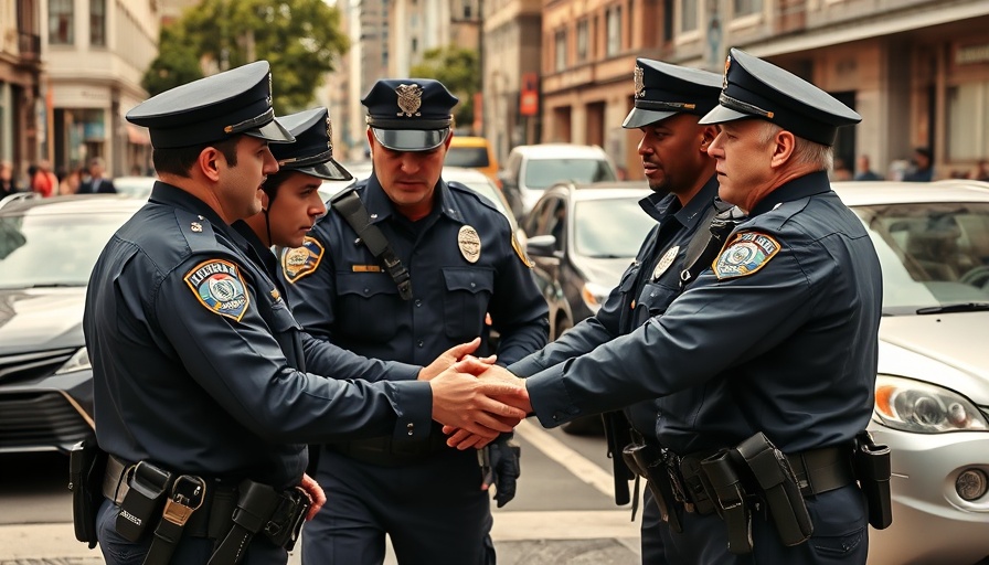 Tense scene of police enforcement in San Francisco, local news coverage.