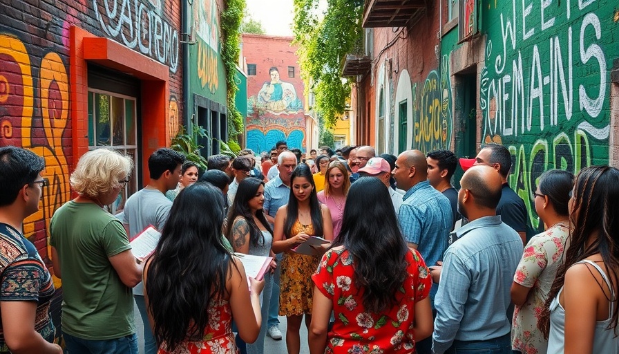 San Francisco local news: vibrant community storytelling in colorful alley.