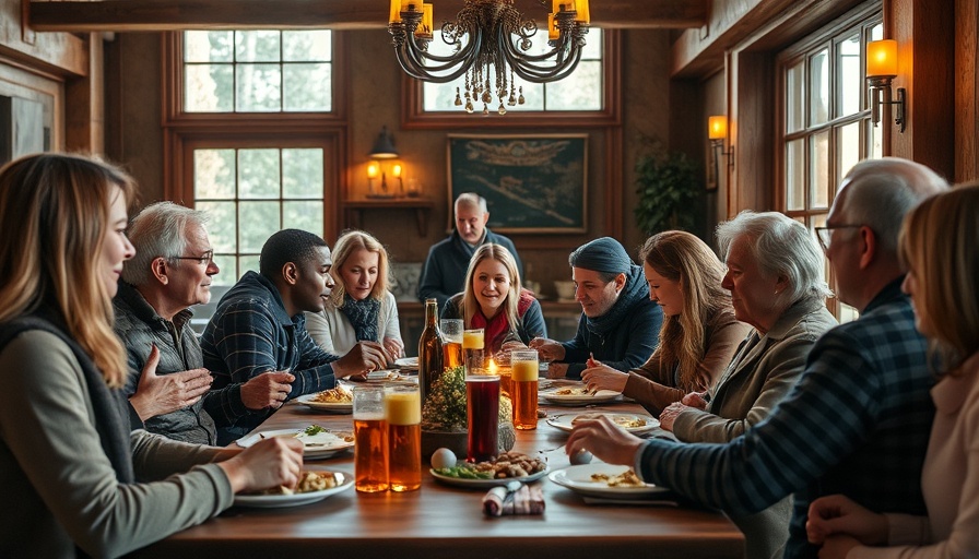 Warm gathering at Hacienda Aguajito Silicon Valley retreat dining table