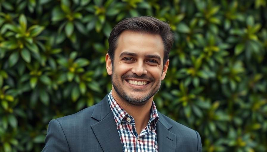 Smiling man in business attire with leafy background; San Francisco News.