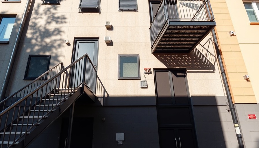 Apartment exterior captured with body-cam in Richmond police incident.