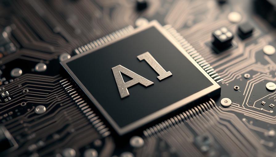 Close-up of AI computer chip symbolizing California AI regulation.