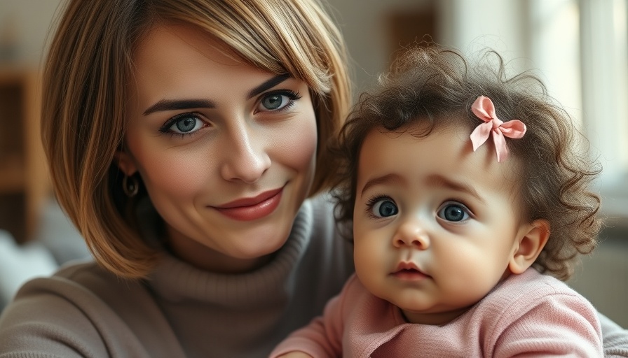 Northern California mom and baby, serene and playful, in warm home setting.
