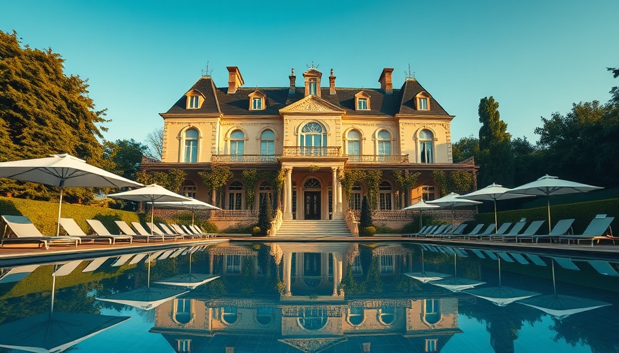 Luxurious Soho House poolside setting in private acquisition