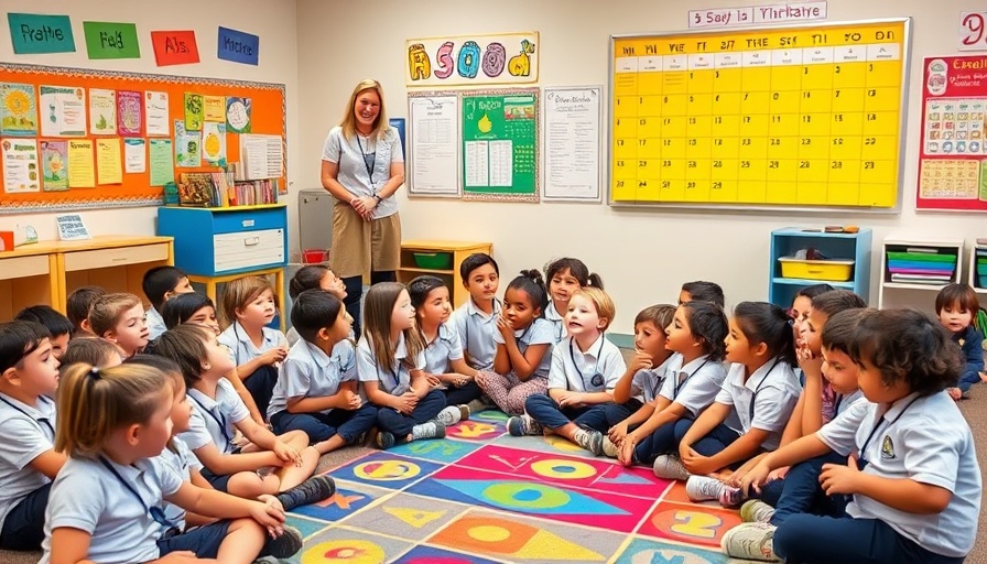 Classroom scene depicting engaged students amid potential education cuts discussion.
