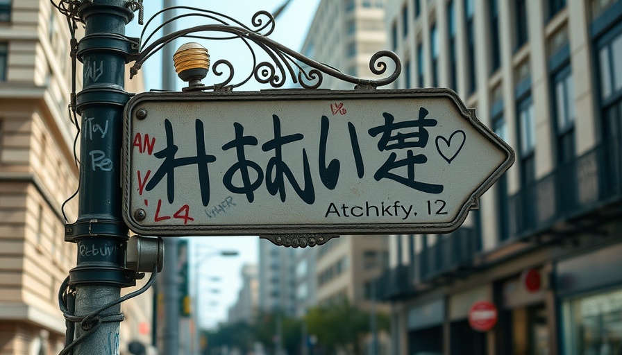 Urban street sign with graffiti in San Francisco, local news scene.