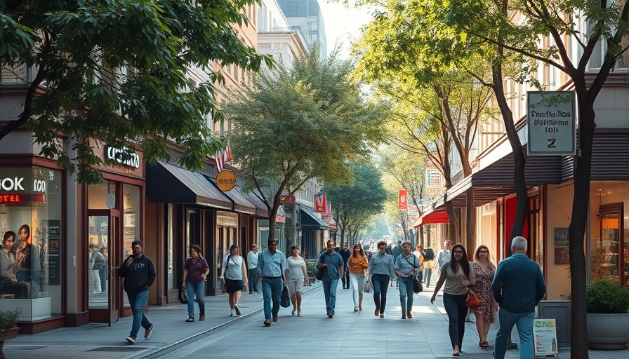 Urban street in Berkeley with pedestrians and storefronts.