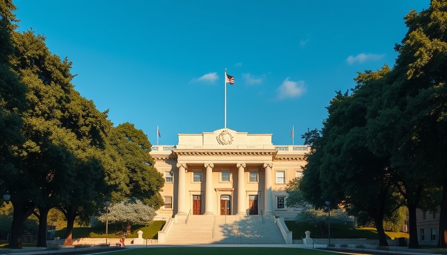 Imposing government building under blue sky related to D.C. Grand Jury Decisions.