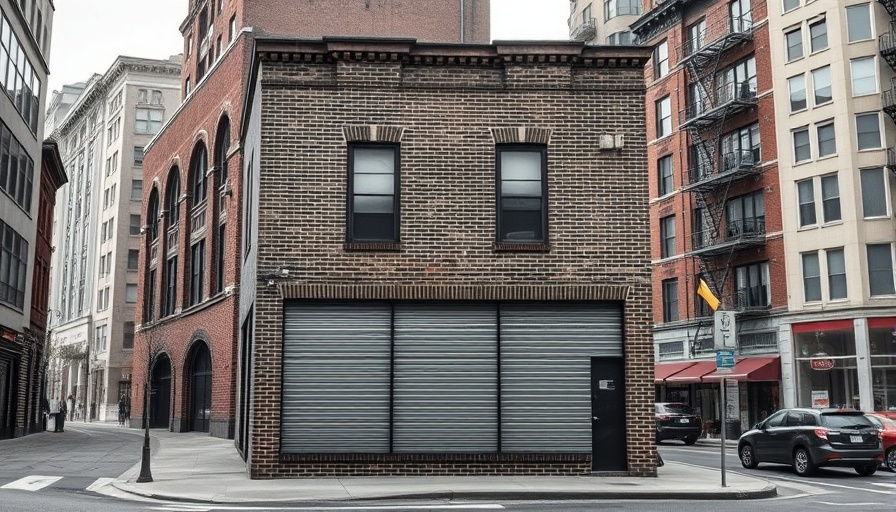 San Francisco News - closed brick building on urban street, overcast.