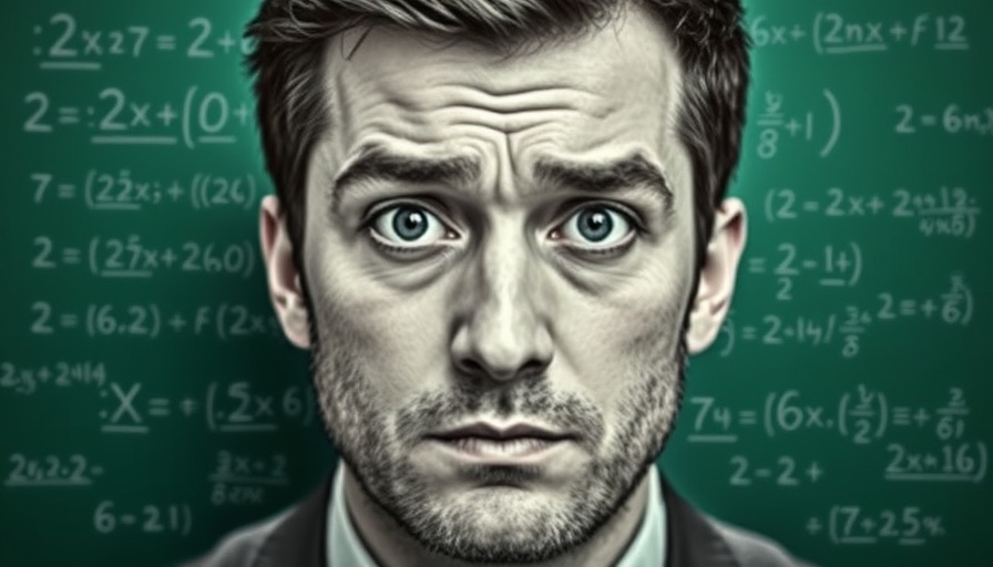 Monochrome portrait with math formulas on chalkboard, depicting OpenAI legal tactics critics.