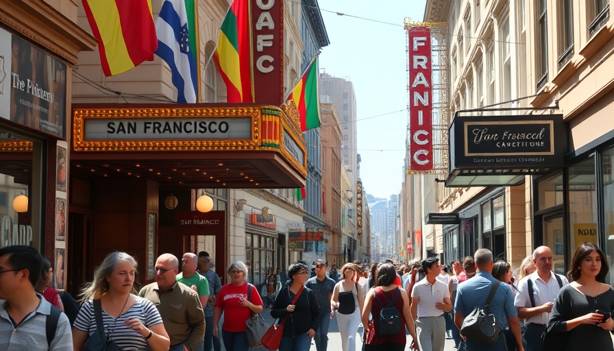 Urban street scene in one of San Francisco's wealthiest ZIP codes.