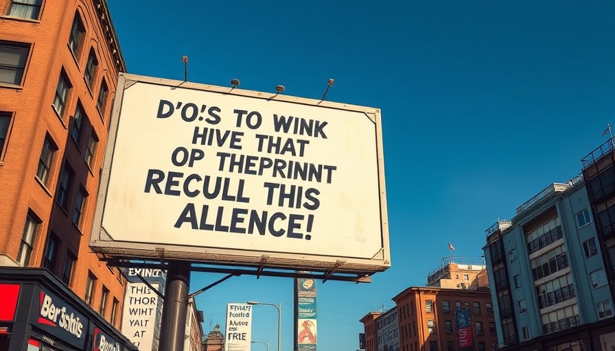 AI startup recruitment challenge billboard with cryptic URL.