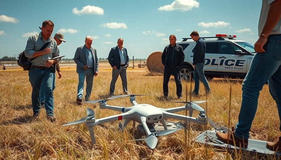 Investigators analyze drone debris in field, Russia drone incursion Poland.