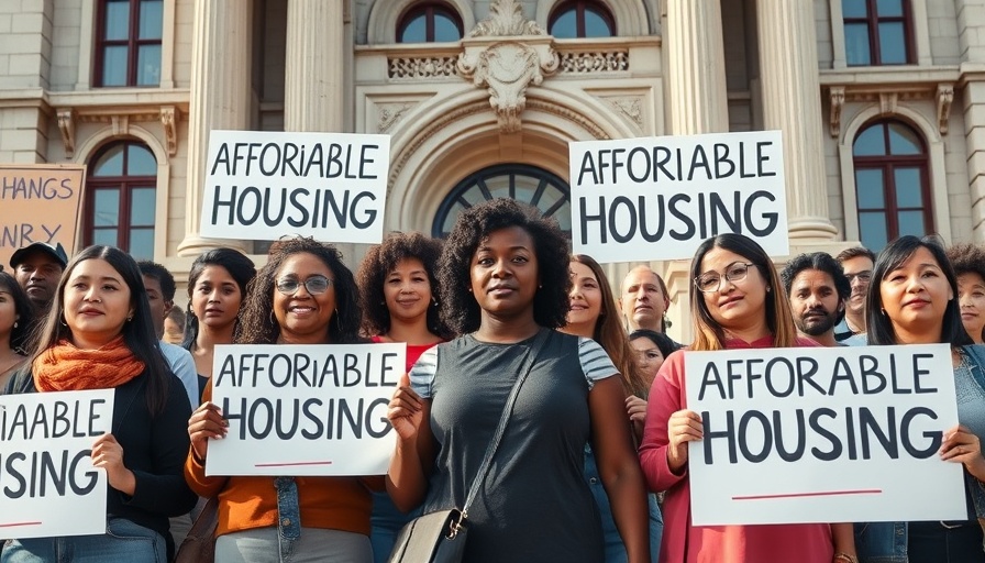 San Francisco's Family Zoning Plan rally with diverse group holding signs.