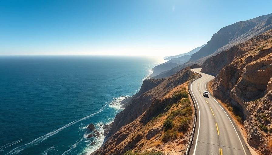 Highway 1 Reopening Big Sur scenic drive with cliffs and ocean.
