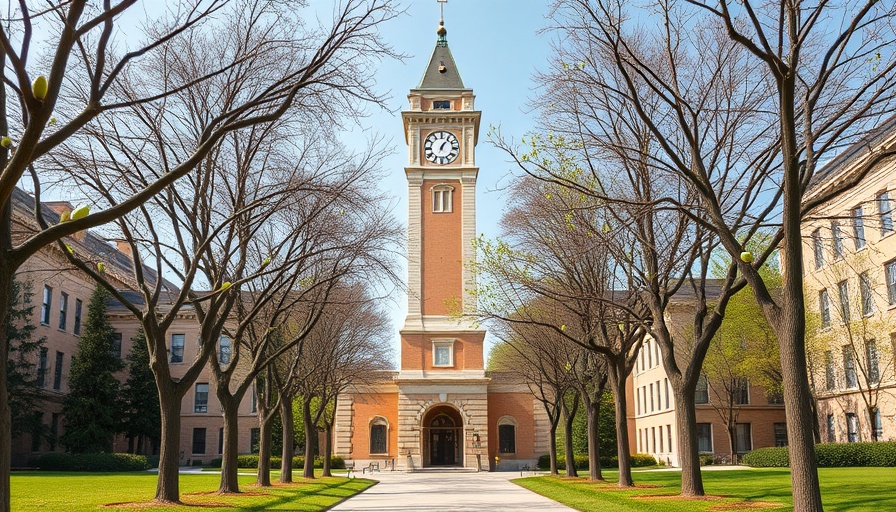 UC research grants reinstated - University clock tower in spring.