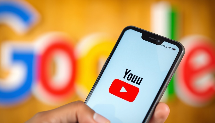 Smartphone displaying YouTube logo in front of Google logo, related to YouTube Accounts Banning Policies.