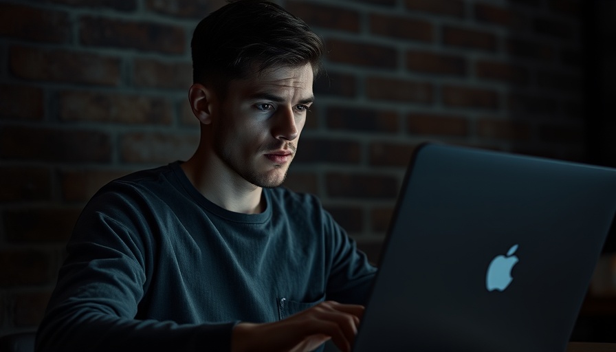 Young man contemplating at laptop in dimly lit room related to Sperm Racing investment