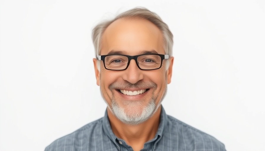 Smiling man portrait, Wealthfront IPO Fintech theme