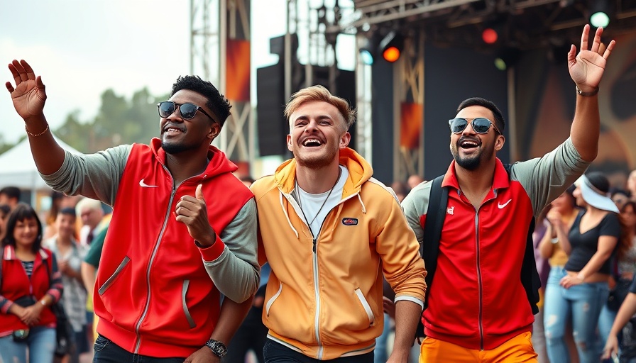 Dynamic performers engaging audience at vibrant outdoor concert.