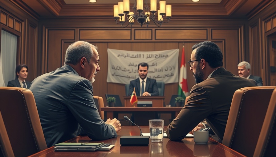 Illustration of Israel Hamas hostage deal negotiations.