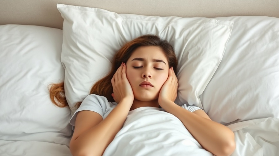 Young woman in bed looking tired, illustrating insomnia and depression connection.
