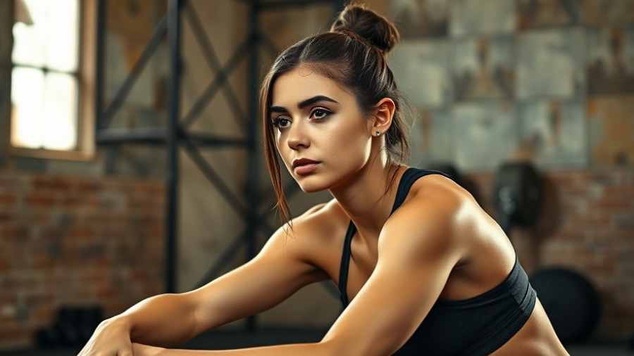 Fit young woman resting in gym, highlighting protein and amino acids for metabolic health.