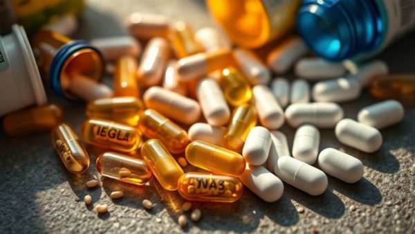 Berberine capsules and supplements for metabolic health.