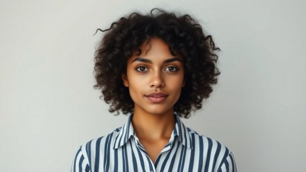 Easiest Lace Front Wig Installation on young woman looking confident.