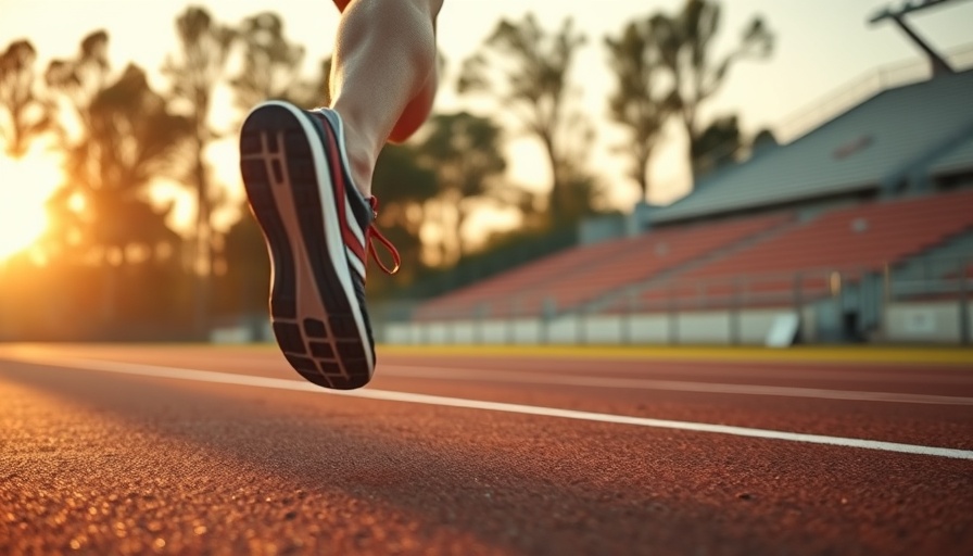 Feet in running shoes jogging on a track at sunset, Match Your Workout to Your Personality.