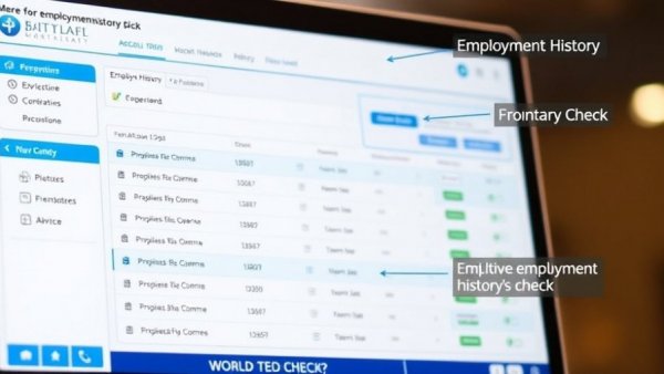 Professional interface of best background check software 2026 showcasing employment verification features.