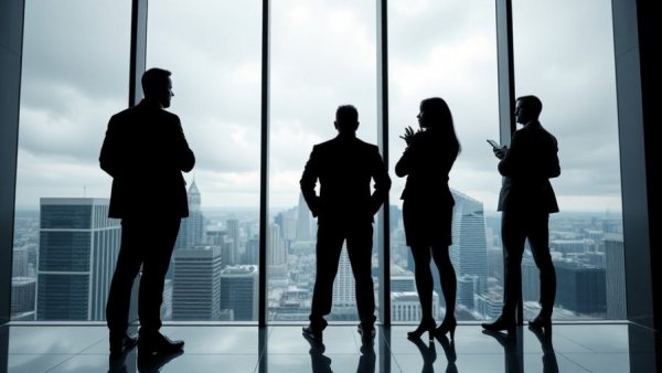 HR analytics in 2026: professionals observing city from corporate office.