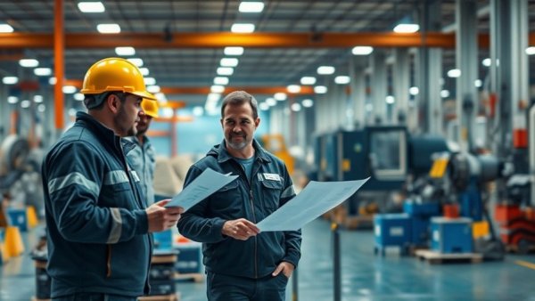 Manufacturing onboarding software features explained in a factory setting