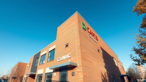 Clinic building under clear sky highlighting FMLA protections and unprofessional conduct.