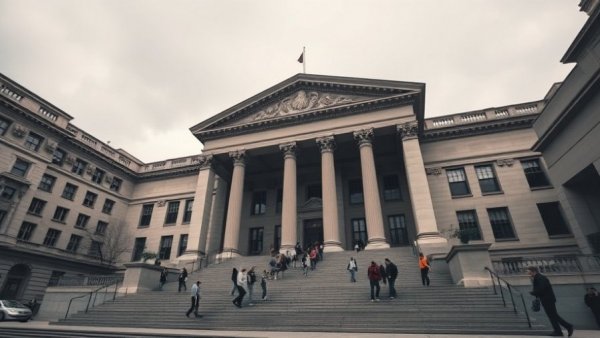 Thurgood Marshall Courthouse showcasing imposing architecture, linked to DEI training and workplace bias.
