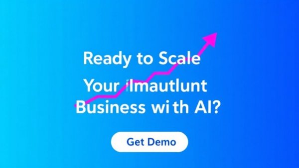 Recruitment marketing automation banner with AI chart graphic.