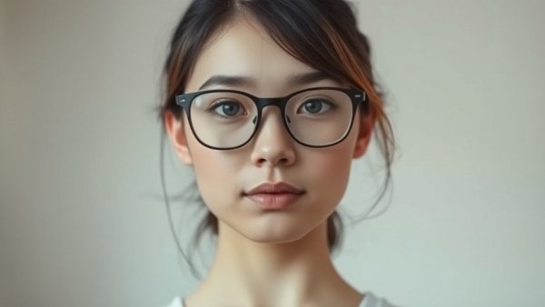 Young woman in a neutral expression, discussing hostile work environment EEOC.