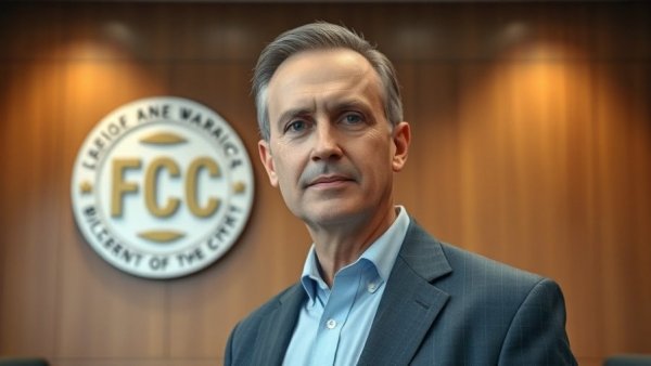 FCC Chairman discussing DEI policies in official setting