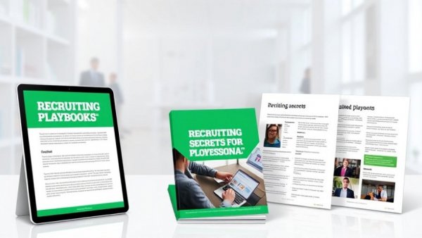 SocialTalent playbook for AI hiring solutions displayed digitally.