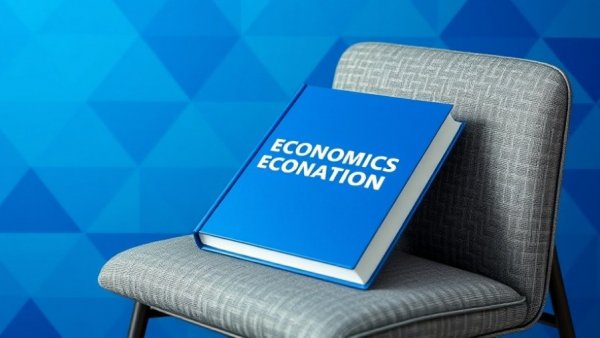 Recruitment services marketing banner with book on chair.