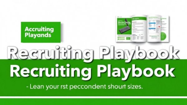 Digital banner promoting recruiting playbook, AI layoffs and recruitment dynamics.