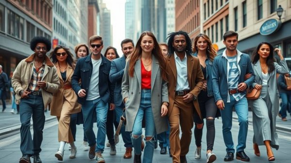 Gap Inc. creator program employees in city fashion.