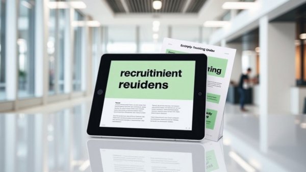 Digital recruitment guides advertisement for tech layoffs recruitment services.