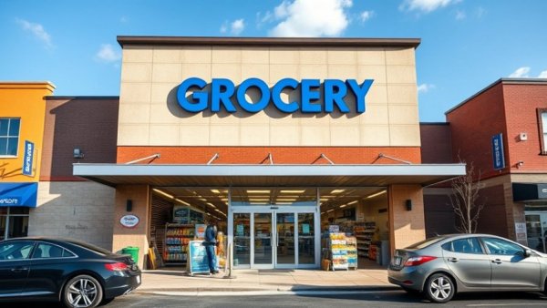 Grocery store exterior highlighting CPO appointments in food industry