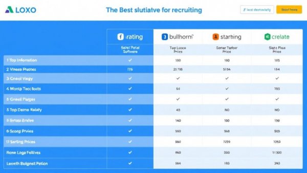 Comparison table of Loxo alternatives for recruiting software