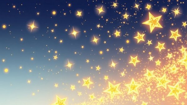 Glowing stars symbolizing hiring solutions